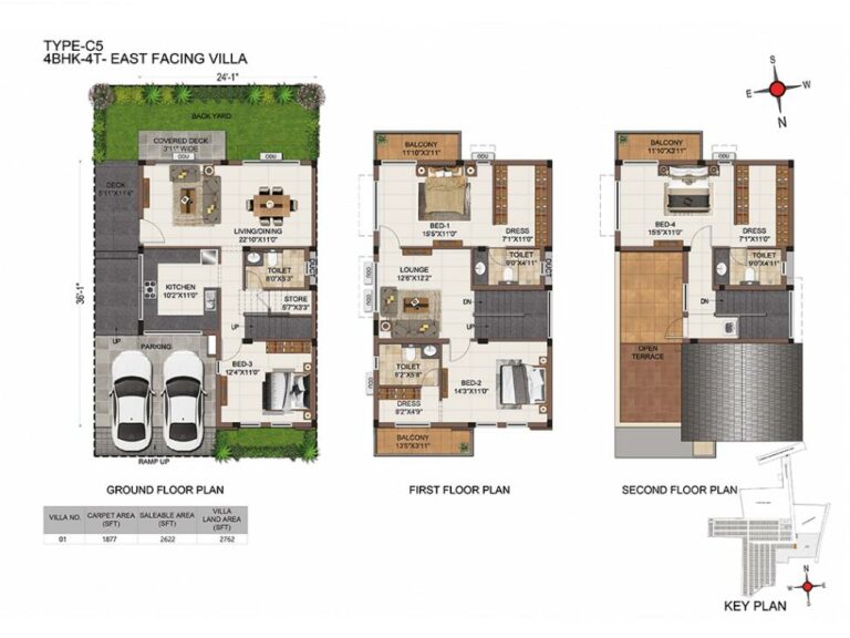 TypeC5 4BHK4T - CasaGrand Platinum