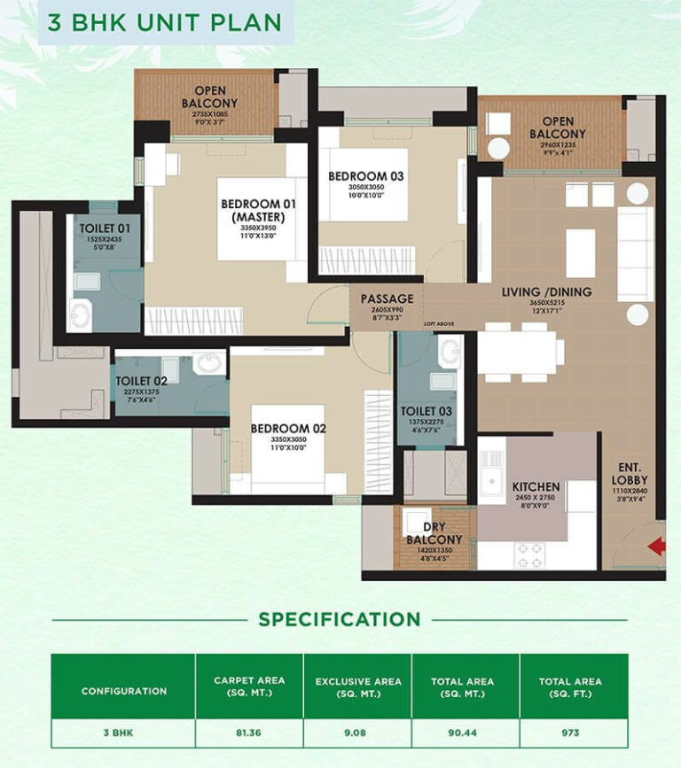 3BHK - Godrej Woodsville Hinjewadi