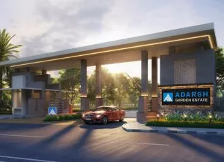 Entrance - Adarsh Garden Estate Plots