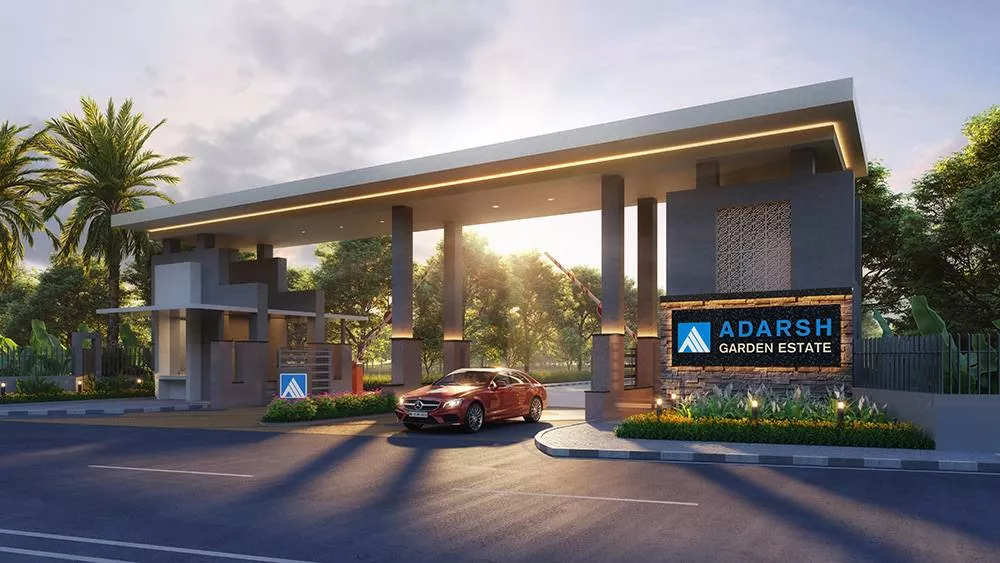 Entrance - Adarsh Garden Estate Plots