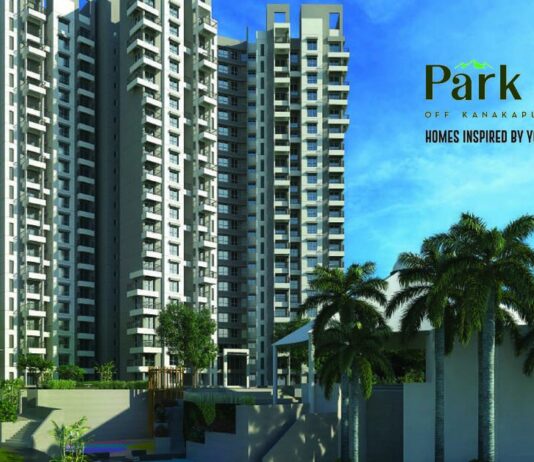 Main Elevation - Purva Park Hill