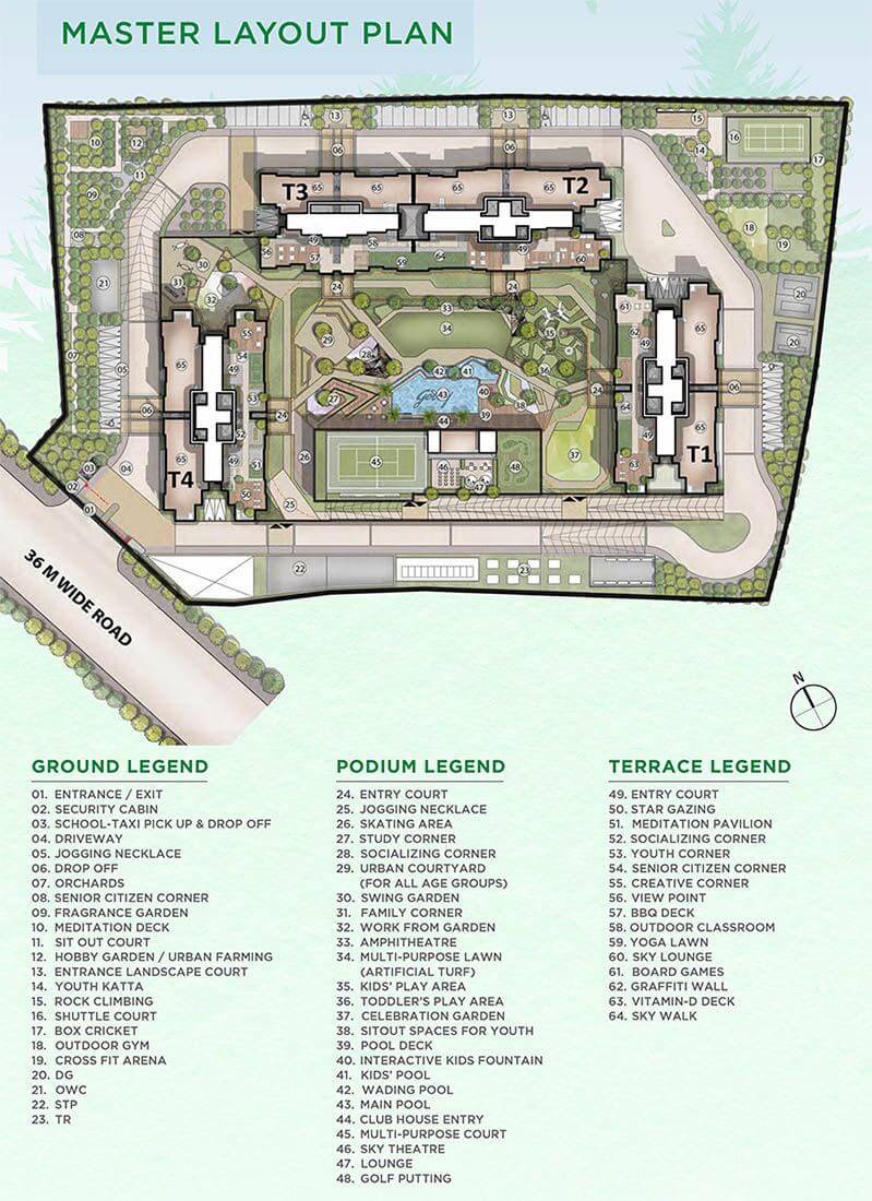 Master Plan - Godrej Woodsville Hinjewadi