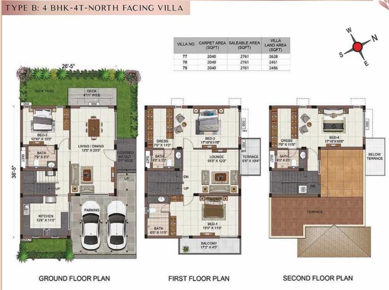 4BHK+4T North B - Casagrand Tranquil Villas