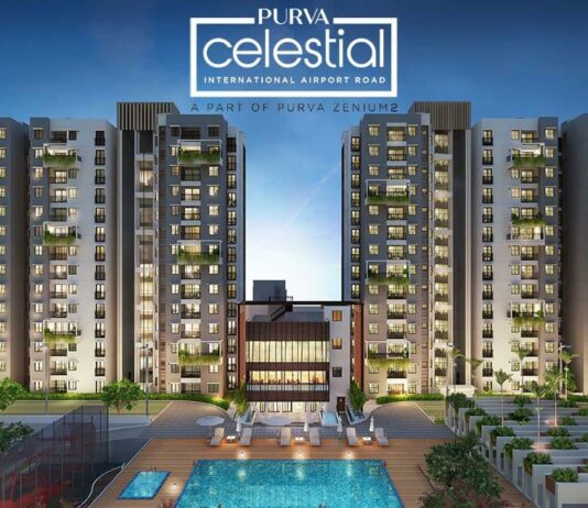 Main Elevation - Purva Celestial