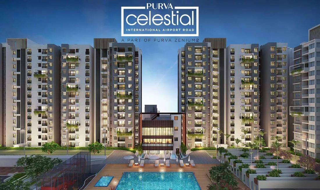 Main Elevation - Purva Celestial