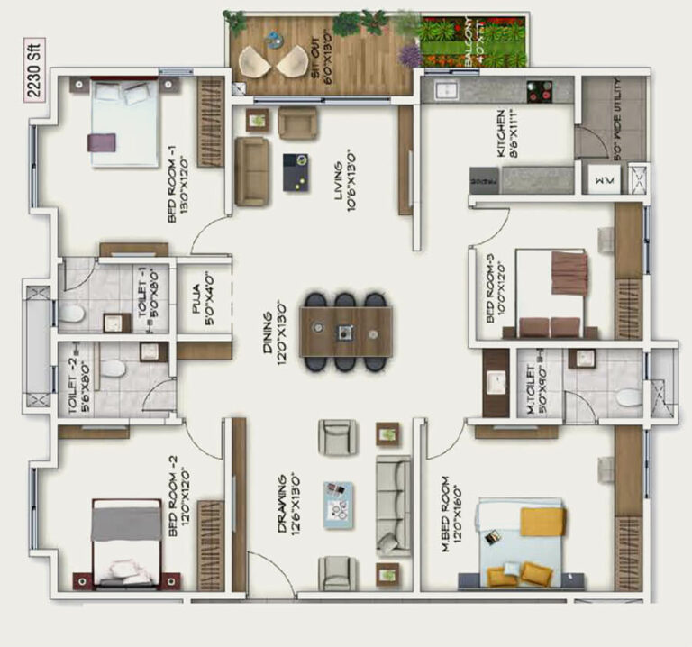 2230 4BHK - Sukhii Ubuntu