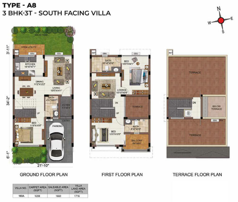 A8 3BHK+3T - CasaGrand Mabelle