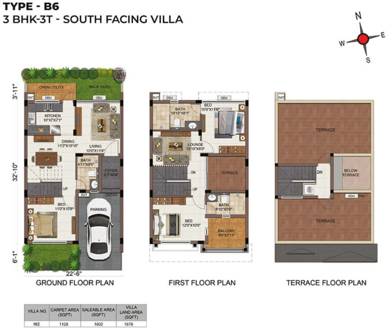 B6 3BHK+3T - CasaGrand Mabelle