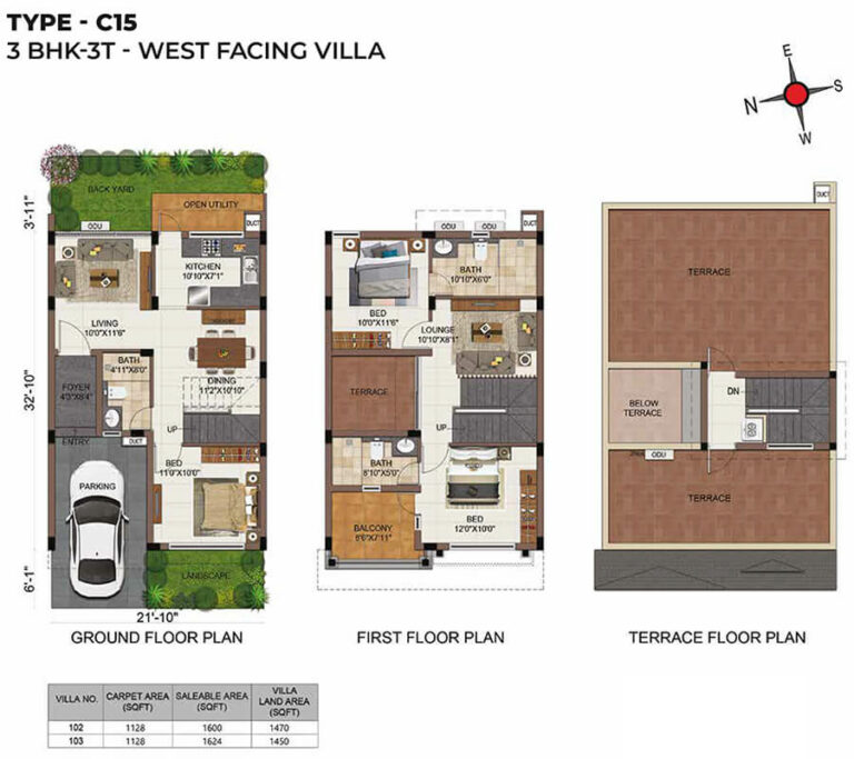 C15 3BHK+3T - CasaGrand Mabelle