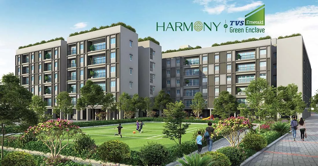 Main Elevation - Harmony At TVS Emerald Green Enclave