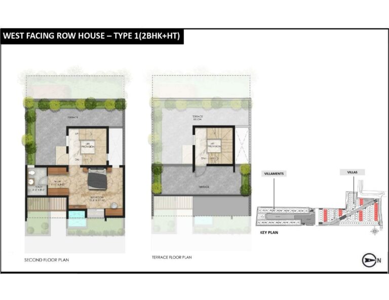Row House W 1 S,Terrace - Radiance Gardenia