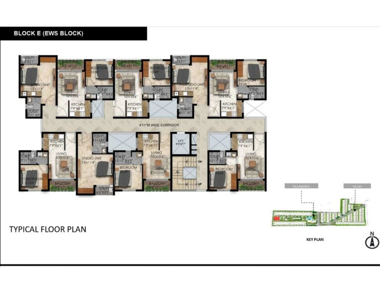 Studio 1BHK - Radiance Gardenia