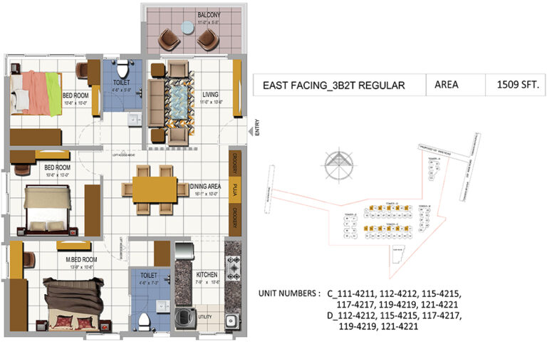 1509_EAST-3BHK-REGULAR-Urbanrise-Codename-Jewel-of-Hyderabad