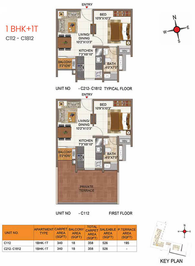 526 1BHK - Casagrand Aria