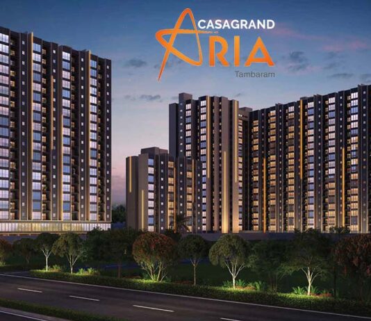 Main Elevation - Casagrand Aria