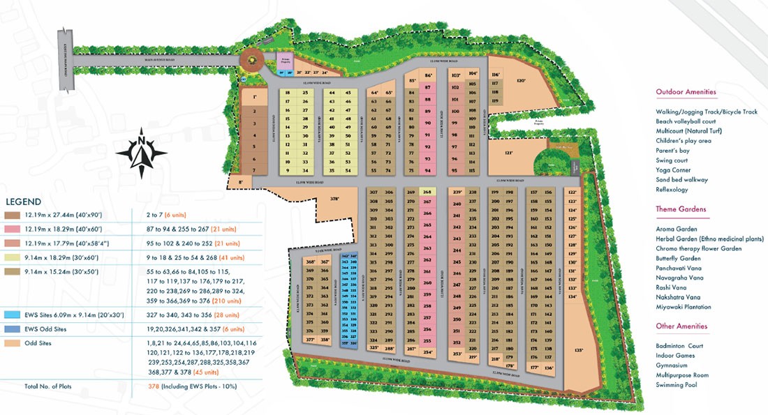 Master Plan The Akshara Valley Address Plots