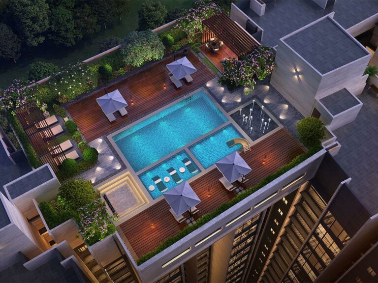 Swimming-pool-Terrace - Casagrand Aria