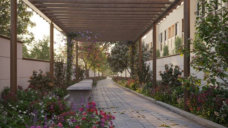 Sobha Galera Luxury Villas Walkway