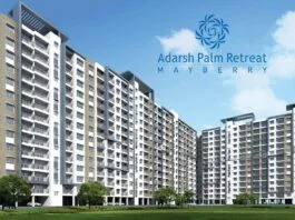 Main Elevation - Adarsh Palm Retreat Mayberry