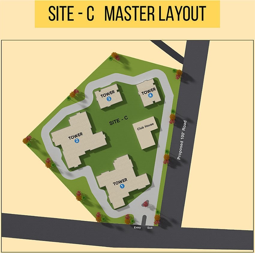 Master Plan - Western Marina Hyderabad
