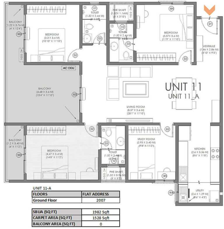 3.5BHK 1982 - Svamitva Soul Spring Codename HSR