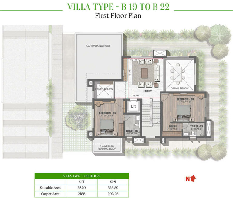 Villa B First - Prestige Dew Drops Villas