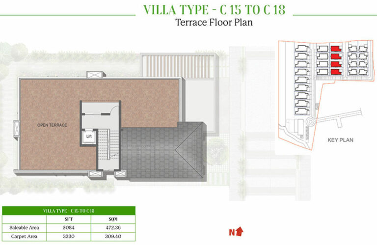 Villa C Terrace - Prestige Dew Drops Villas