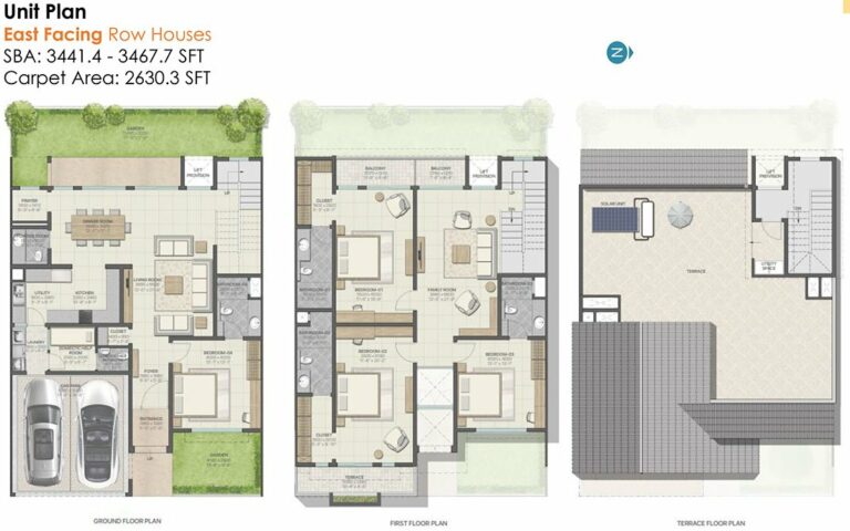 3441 To 3467 East Row House - Sobha Oakshire Devanahalli