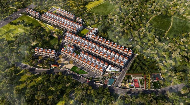 Aerial View - Sowparnika Life On The Green Villas