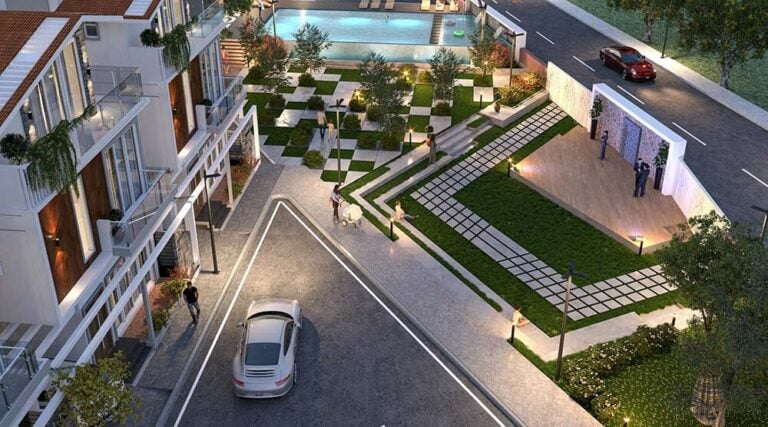 Elevation A - Sowparnika Life On The Green Villas