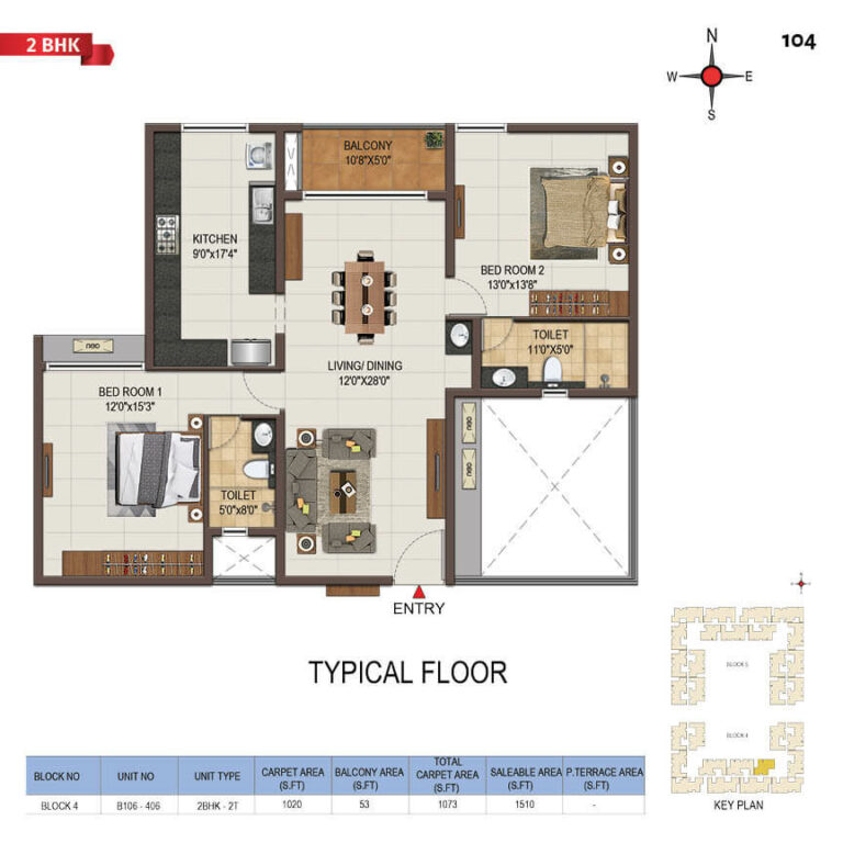 2bhk 1510 casagrand majestica