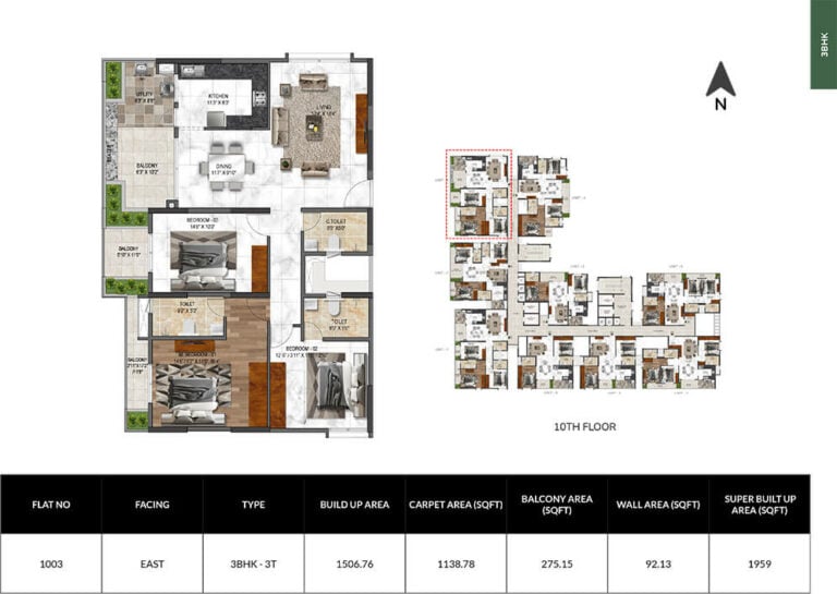 3bhk 1959 mana verdant jakkur