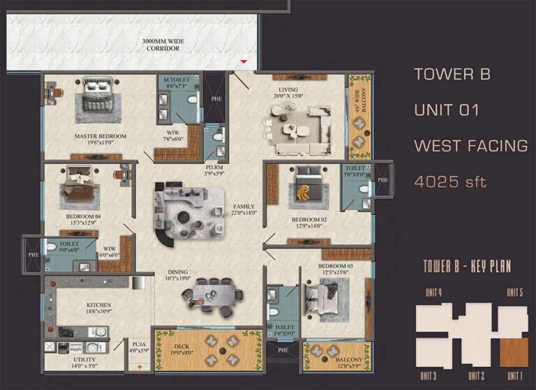 4025 4bhk b sas diamond towers