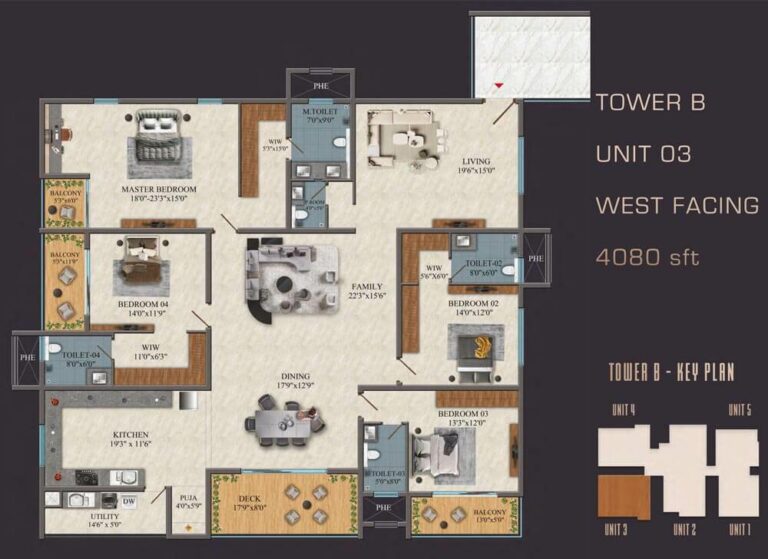4080 4bhk b sas diamond towers