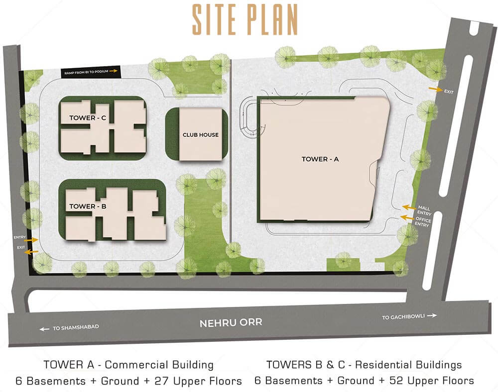 master plan sas diamond towers
