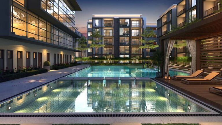pool dusk casagrand majestica