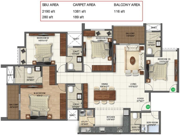 3bhk grand 2470 sumadhura folium phase 2