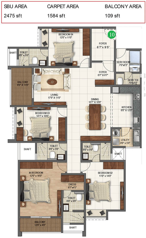 4bhk grand 2475 sumadhura folium phase 2
