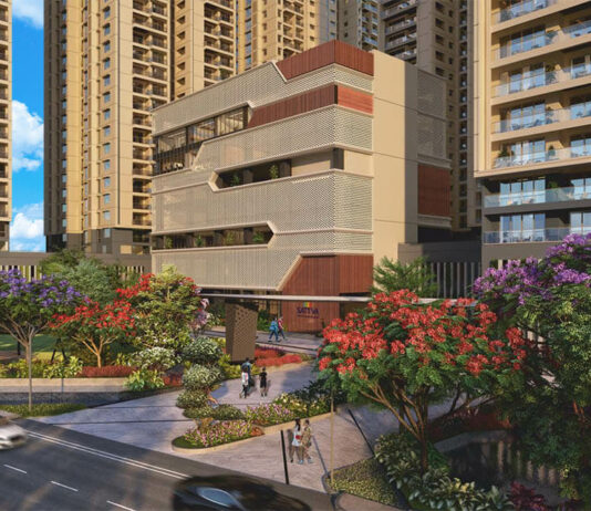 main elevation sattva lakeridge in neopolis