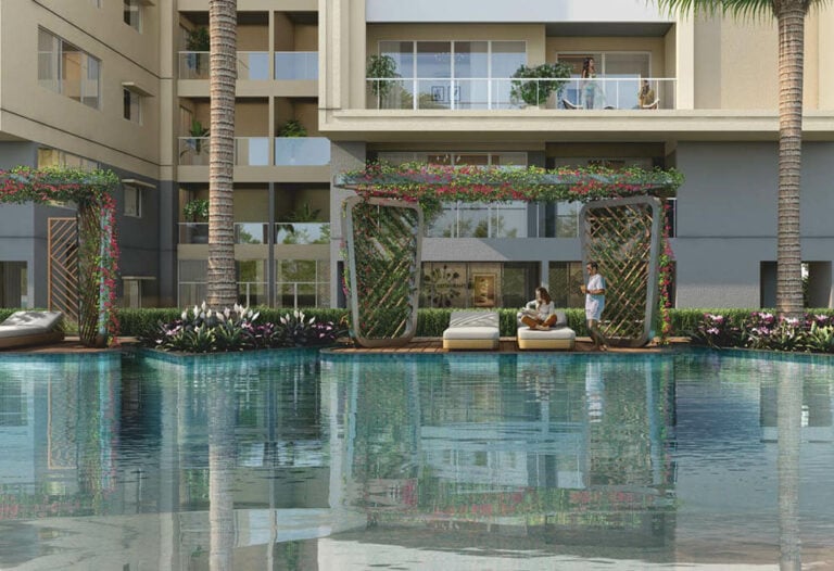 pool lounge sattva lakeridge in neopolis