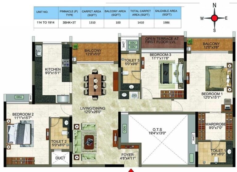 3bhk 1986 casagrand cloud9
