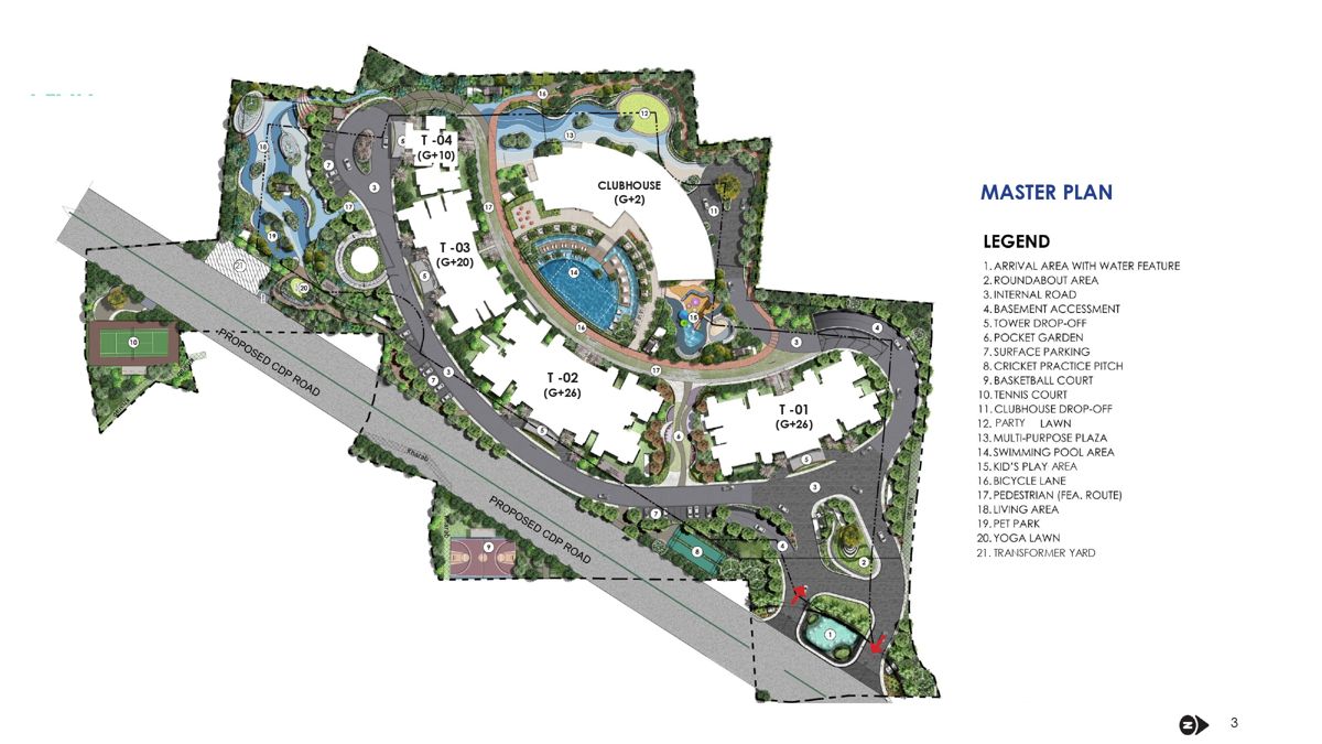 master plan prestige serenity shores