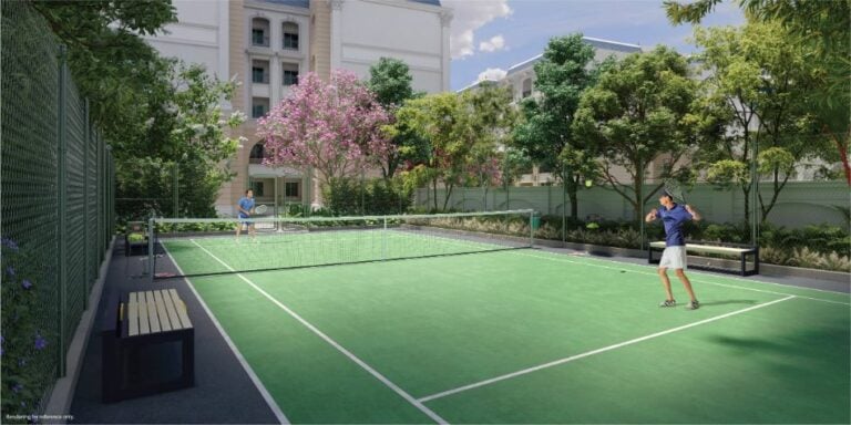 tennis court godrej athena