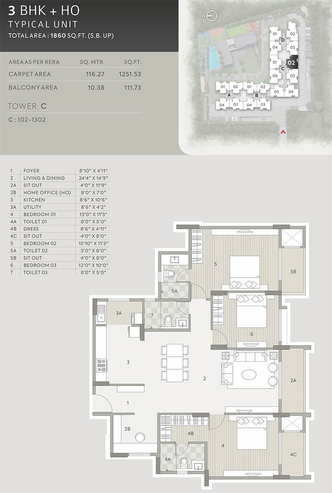 3BHKHO-1860-Orchid-Platinum