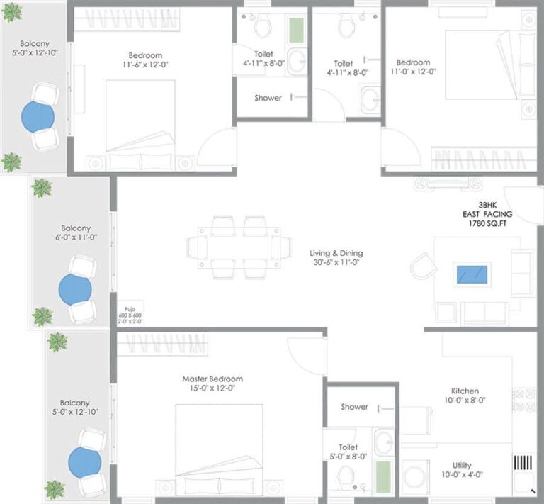 3bhk 1780 abhee silicon shine phase 2