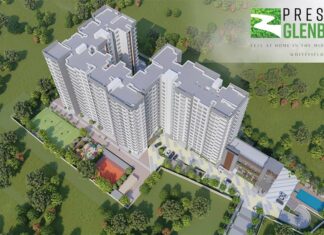 aerial elevation prestige glenbrook whitefield