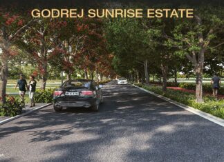 elevation main godrej sunrise estate plots oragadam