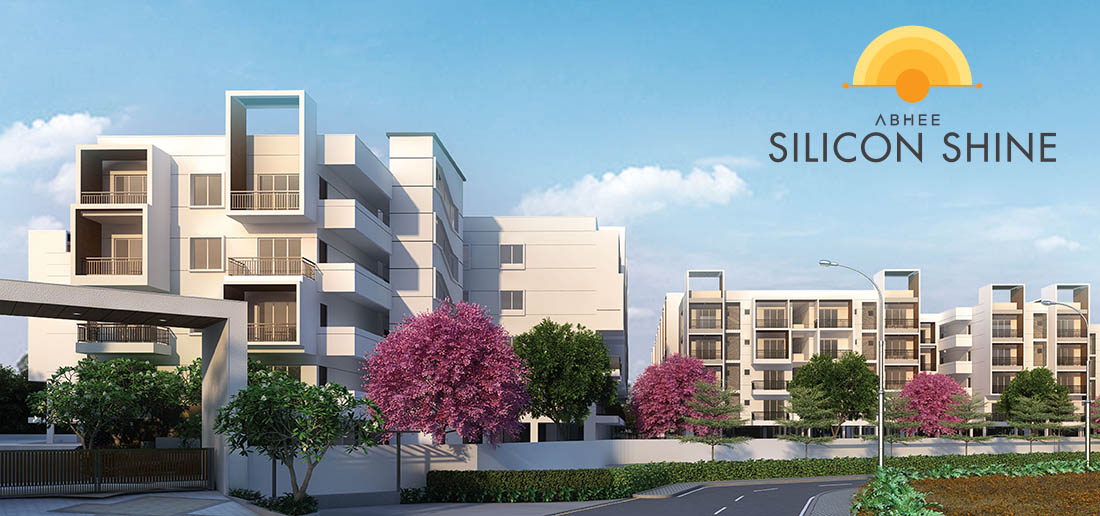 main elevation abhee silicon shine phase 2