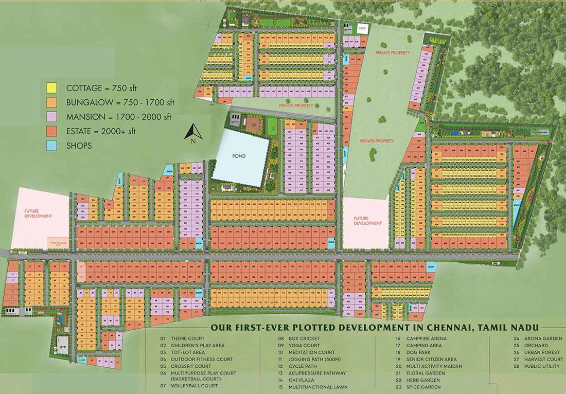 master plan godrej sunrise estate plots oragadam