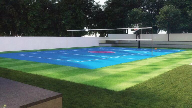 multi purpose court abhee silicon shine phase 2